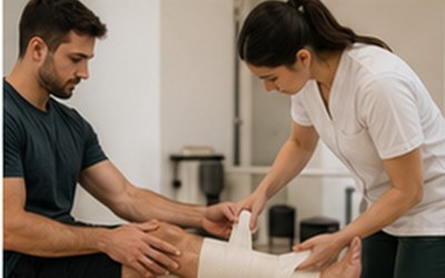 Imagem ilustrativa do artigo: Torci o tornozelo: devo engessar ou fazer fisioterapia?