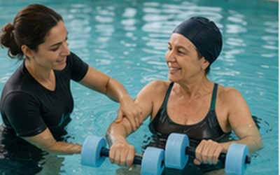 Imagem ilustrativa do artigo: Hidroterapia: por que a água é aliada da reabilitação musculoesquelética