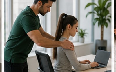 Imagem ilustrativa do artigo: Postura no home office: 7 dicas para evitar dores nas costas